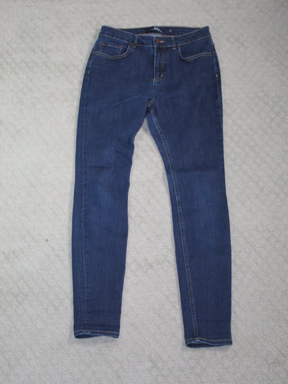 Boden Mayfair Modern Skinny Jeans Womens 8 Blue 28x29 Mid Rise Dark Wash Stretch